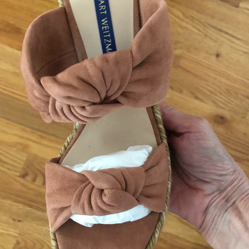 - NWT Stuart Weitzman Sarina Wedge Sandal